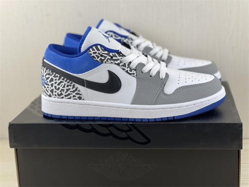 Original version_ Air Jordan 1 Low _True Blue_ Item Number_ DM1199-140_ full code shipment_ 36-47.5-5ef4c5bf